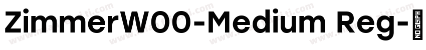 ZimmerW00-Medium Reg字体转换